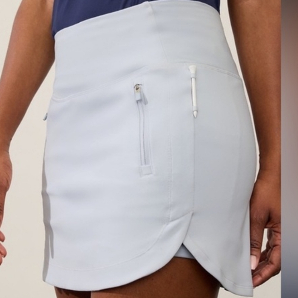 Athleta Fairway Golf Skort 18″ White Sz1X